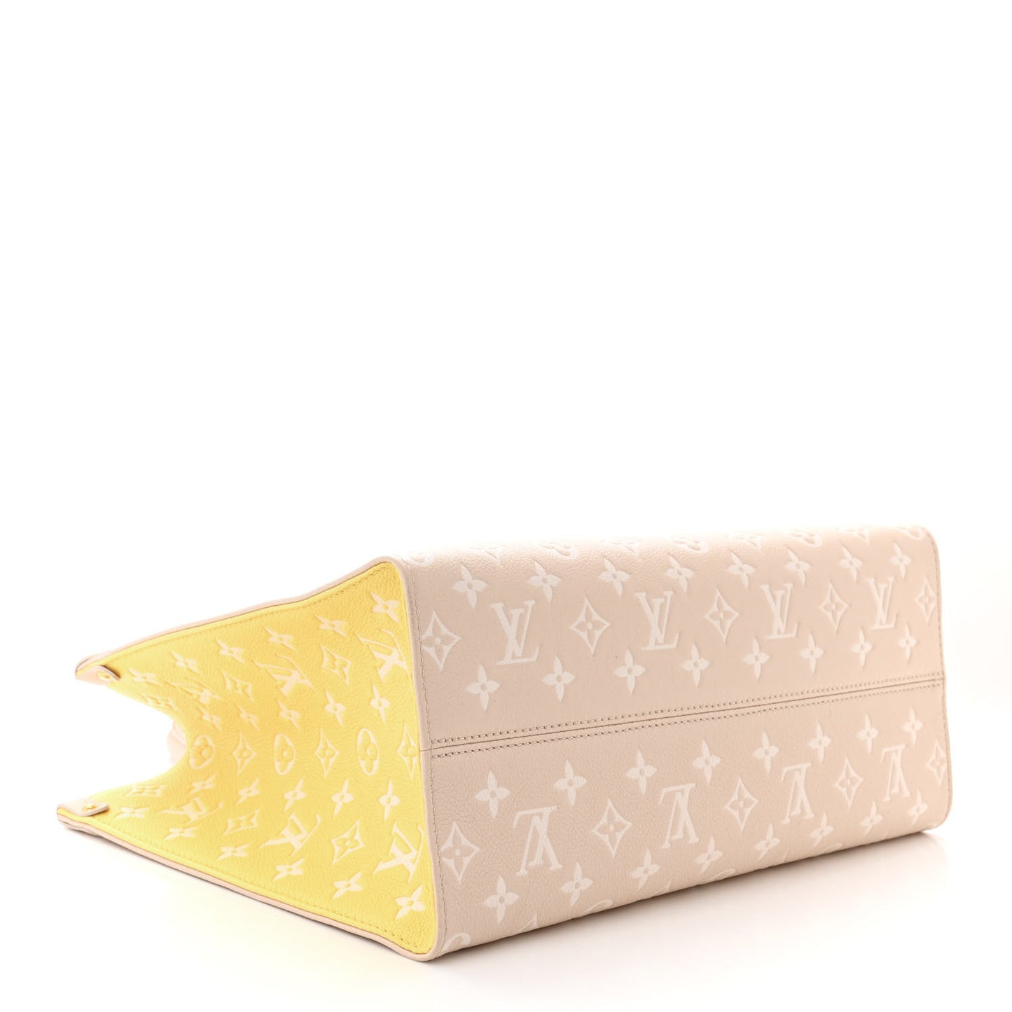 Empreinte Monogram Spring In The City Onthego MM Beige Pink Yellow