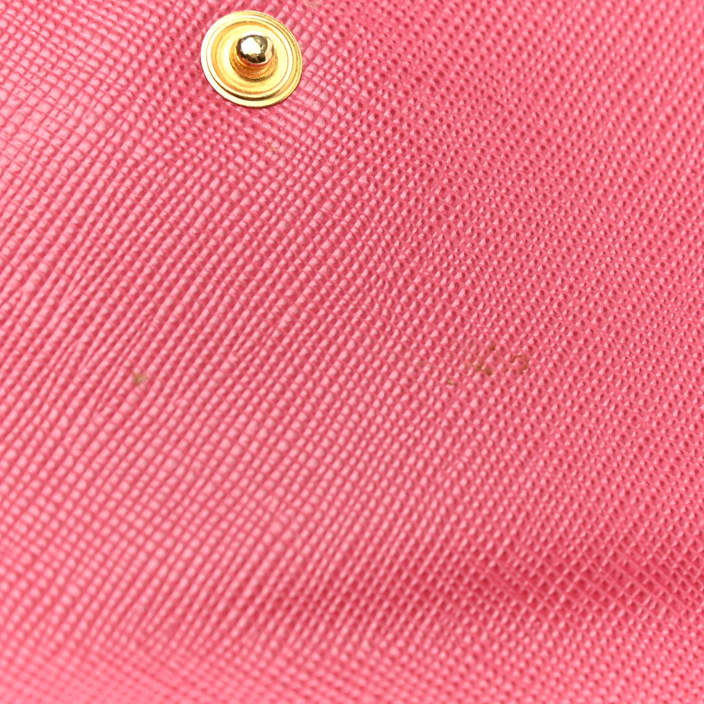 Saffiano Metal Flap Wallet Peonia