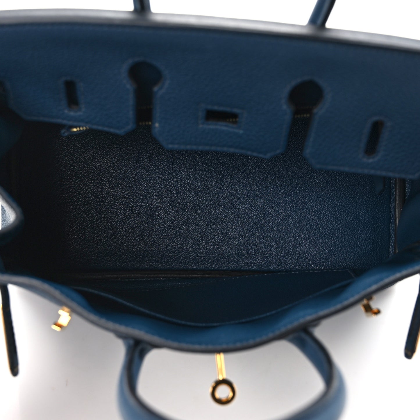 Togo Birkin 25 Bleu de Prusse