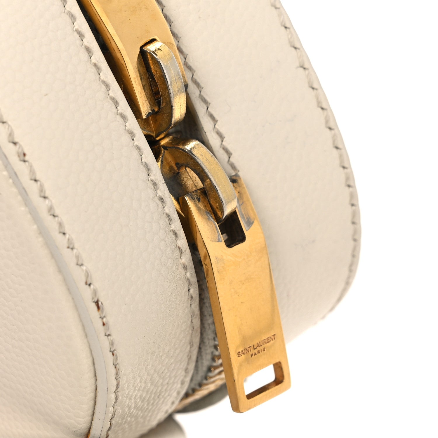 Saint Laurent Grain De Poudre Small Classic Monogram Camera Bag White 10 of 15