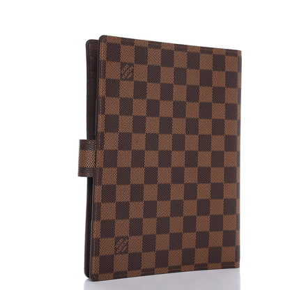 Louis Vuitton Damier Ebene Large Ring Agenda Cover 3 of 6