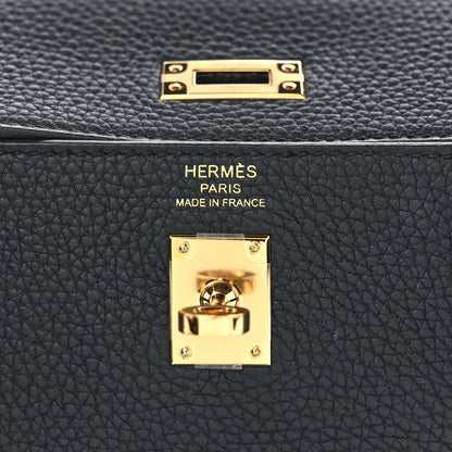 Hermes Togo Kelly Retourne 25 Black 6 of 11