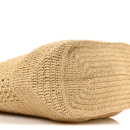 Saint Laurent Raffia Monogram Hobo Naturale 9 of 10