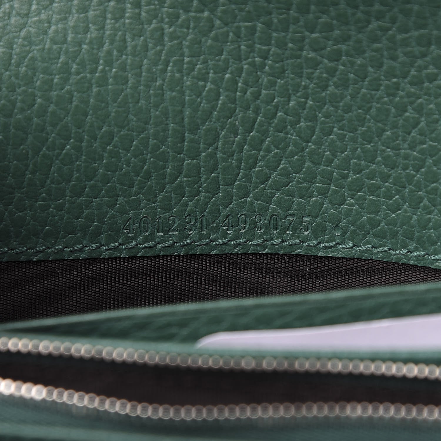 Gucci Calfskin Mini Dionysus Chain Wallet Emerald 7 of 11