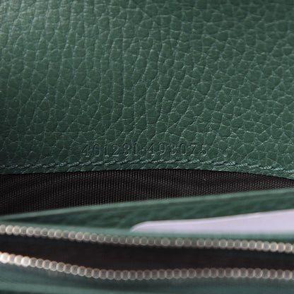 Gucci Calfskin Mini Dionysus Chain Wallet Emerald 7 of 11