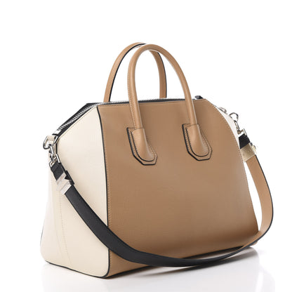 Givenchy Sugar Goatskin Small Bi-Color Antigona Light Beige 4 of 11