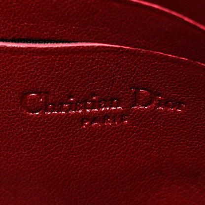 Christian Dior Patent Cannage Lady Dior Pochette in Red 5 of 8
