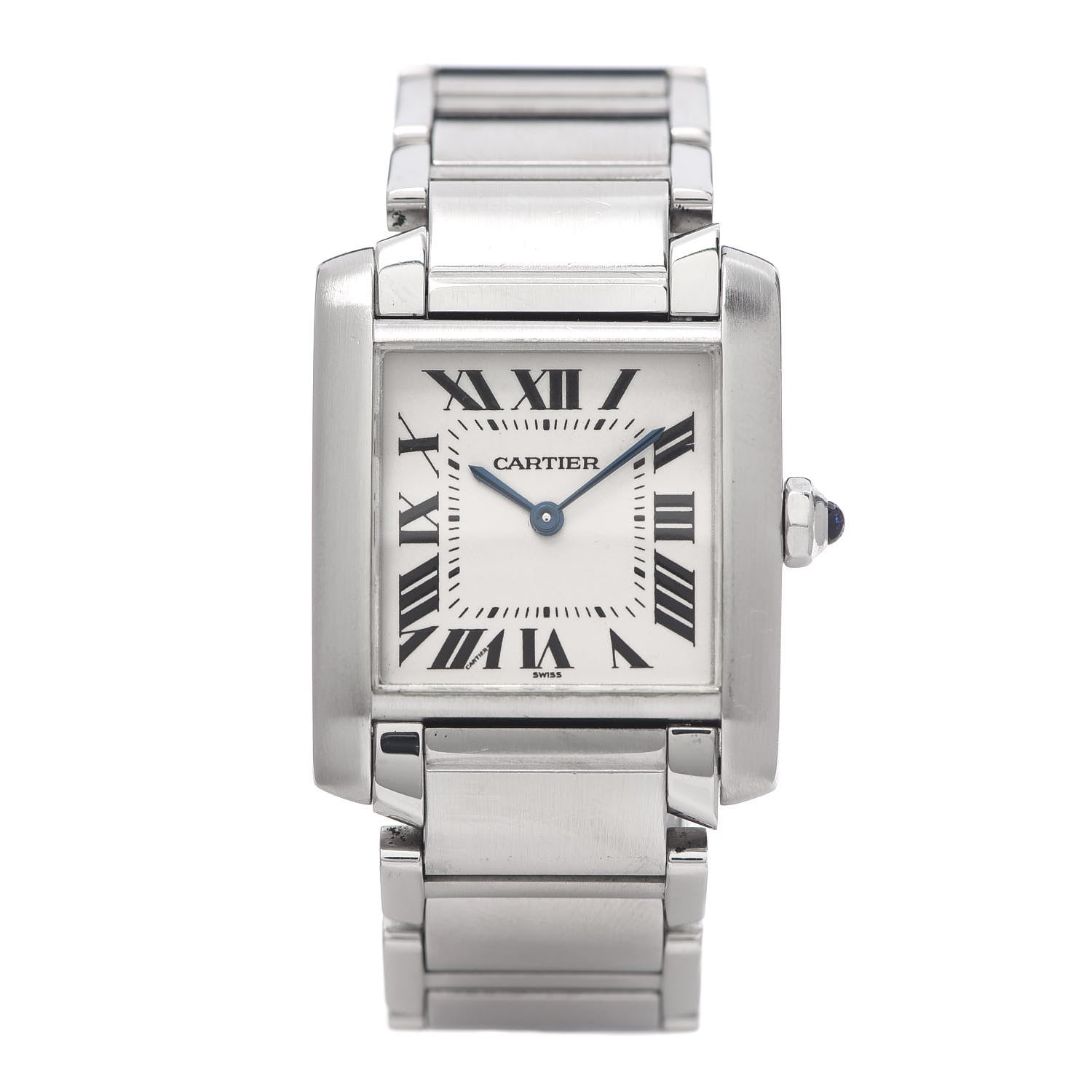 Cartier Stainless Steel 25mm Tank Francaise Quartz Watch 1 of 7
