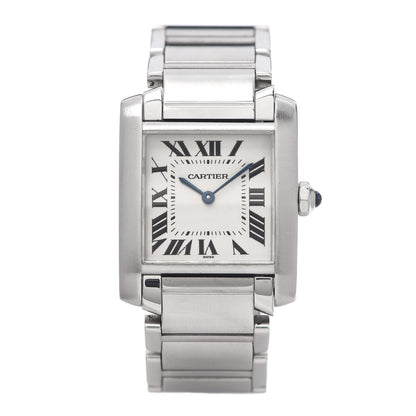 Cartier Stainless Steel 25mm Tank Francaise Quartz Watch 1 of 7