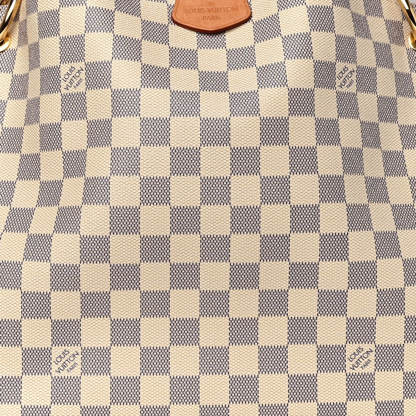 Damier Azur Graceful PM Rose Ballerine