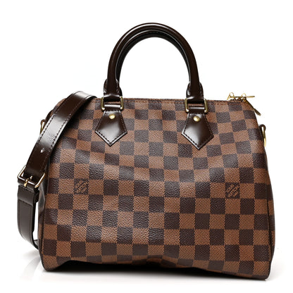 Louis Vuitton Damier Ebene Speedy Bandouliere 25 1 of 12