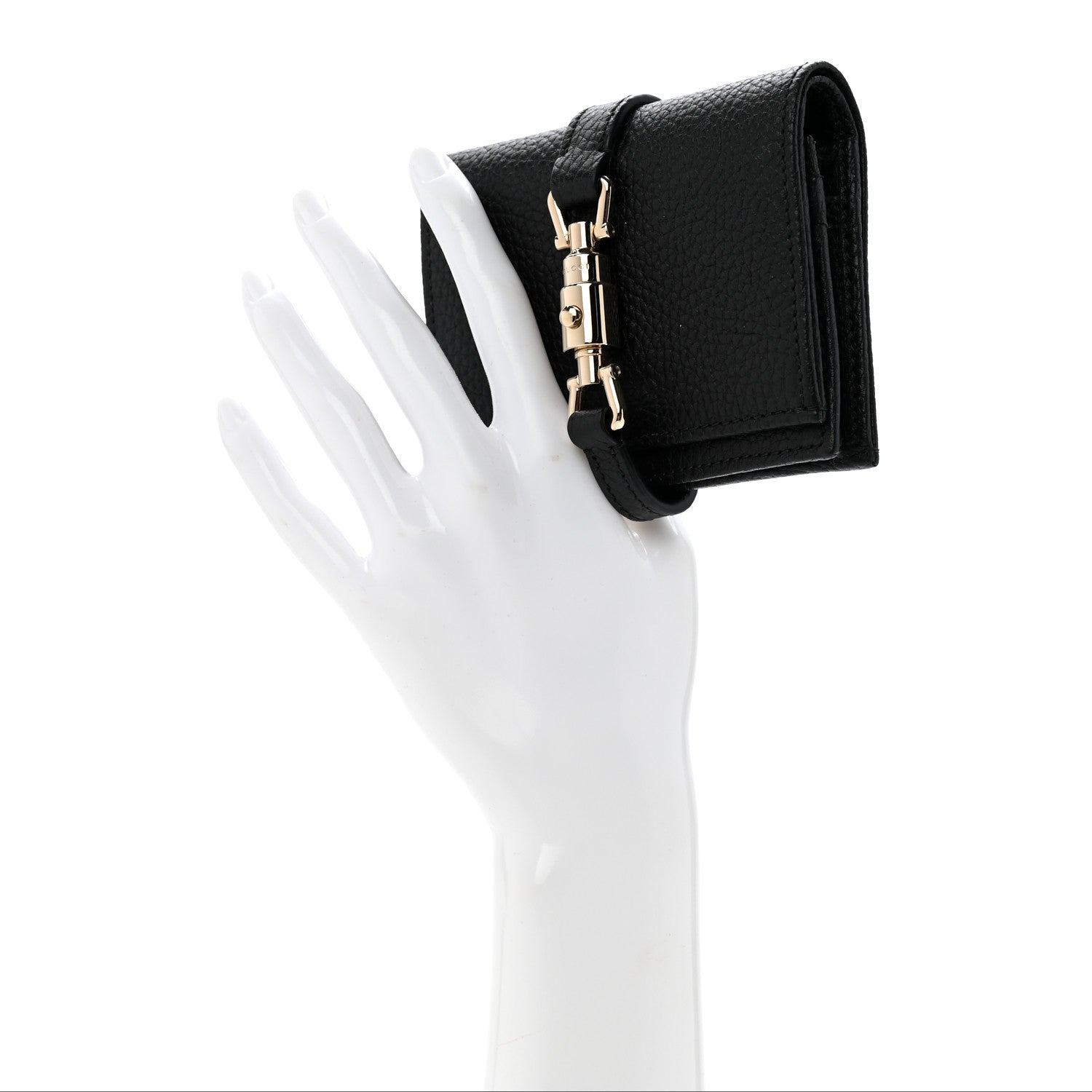 Gucci Calfskin Jackie 1961 Card Case Black 2 of 8