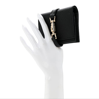 Gucci Calfskin Jackie 1961 Card Case Black 2 of 8