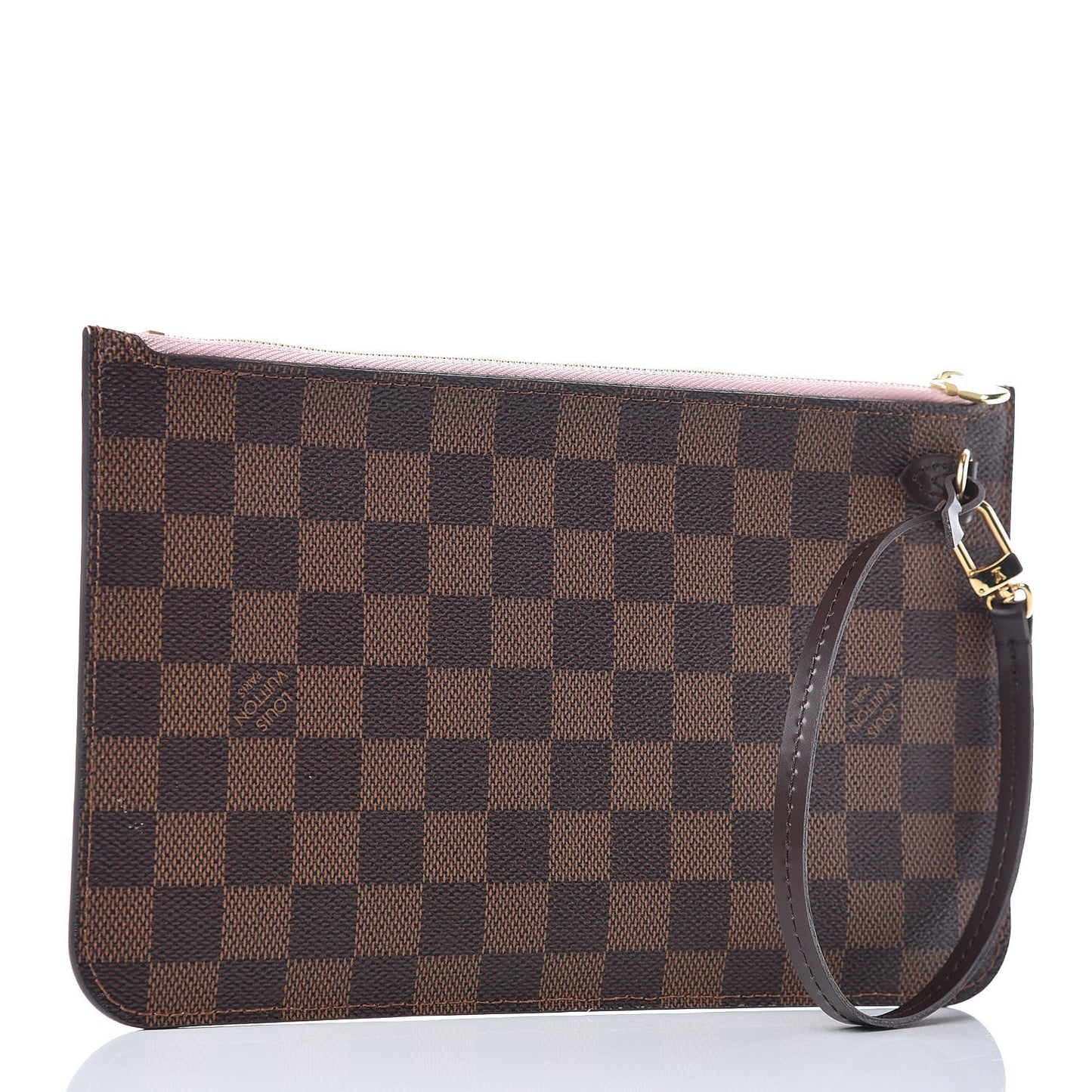 Damier Ebene Neverfull MM GM Pochette Rose Ballerine