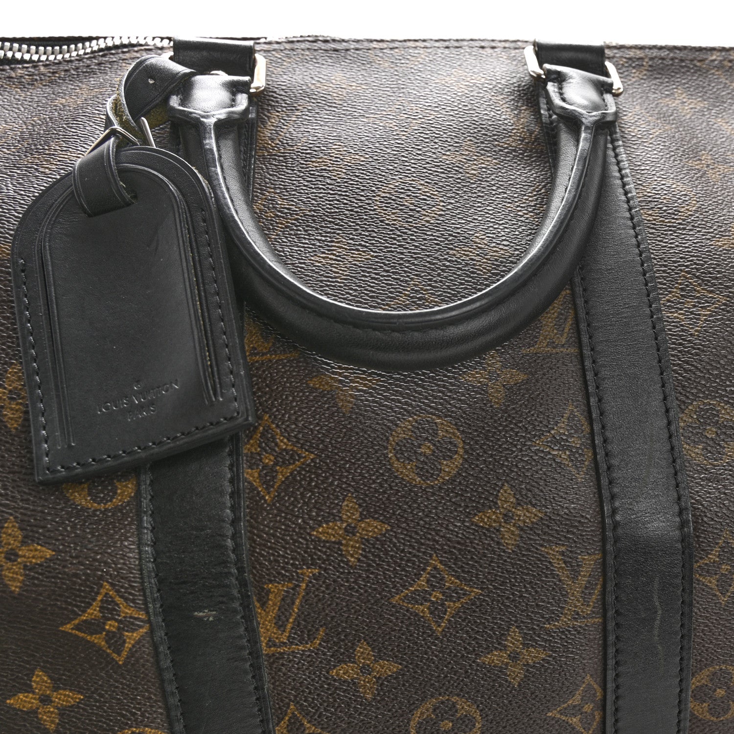 Louis Vuitton Monogram Macassar Keepall Bandouliere 45 14 of 14