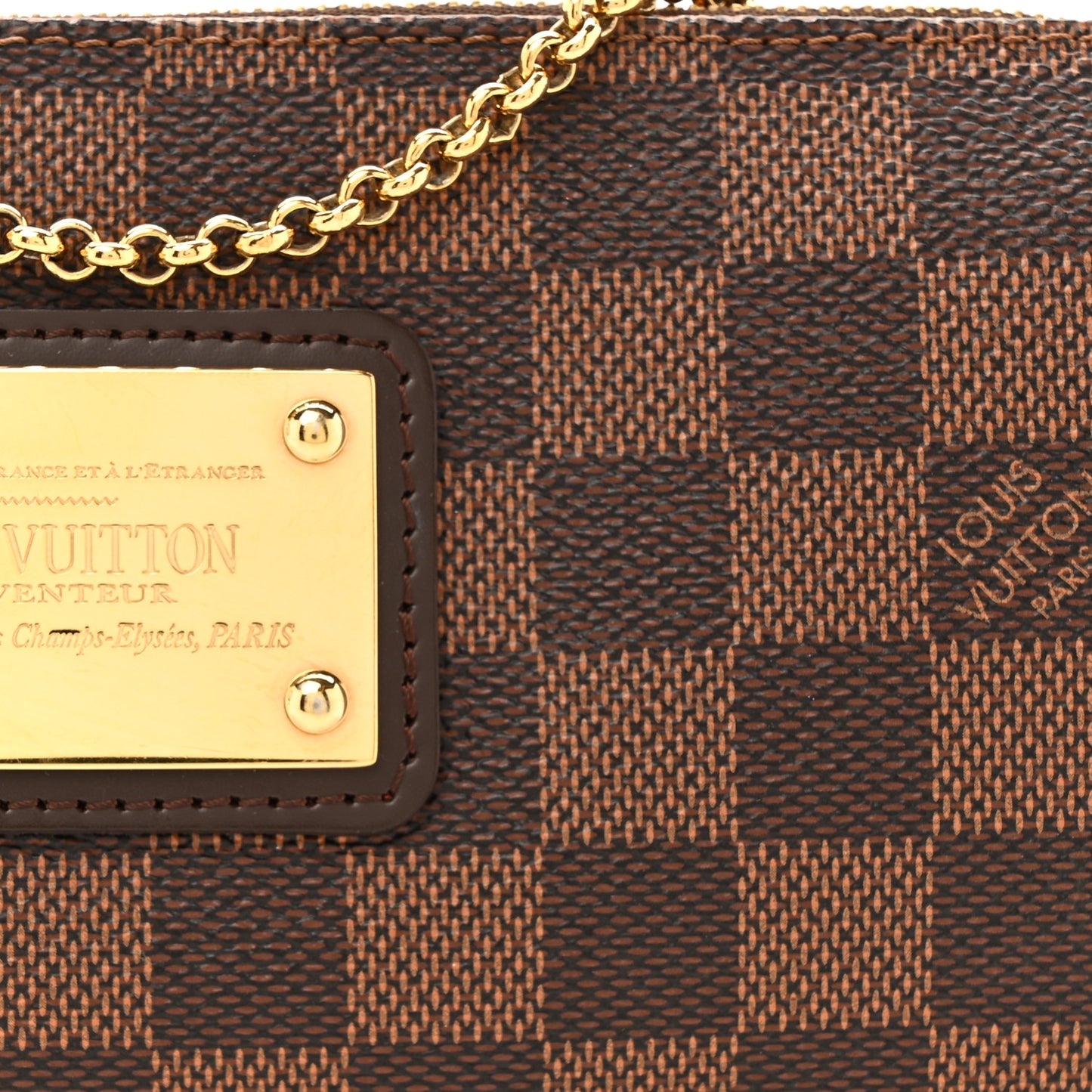 Damier Ebene Eva Clutch