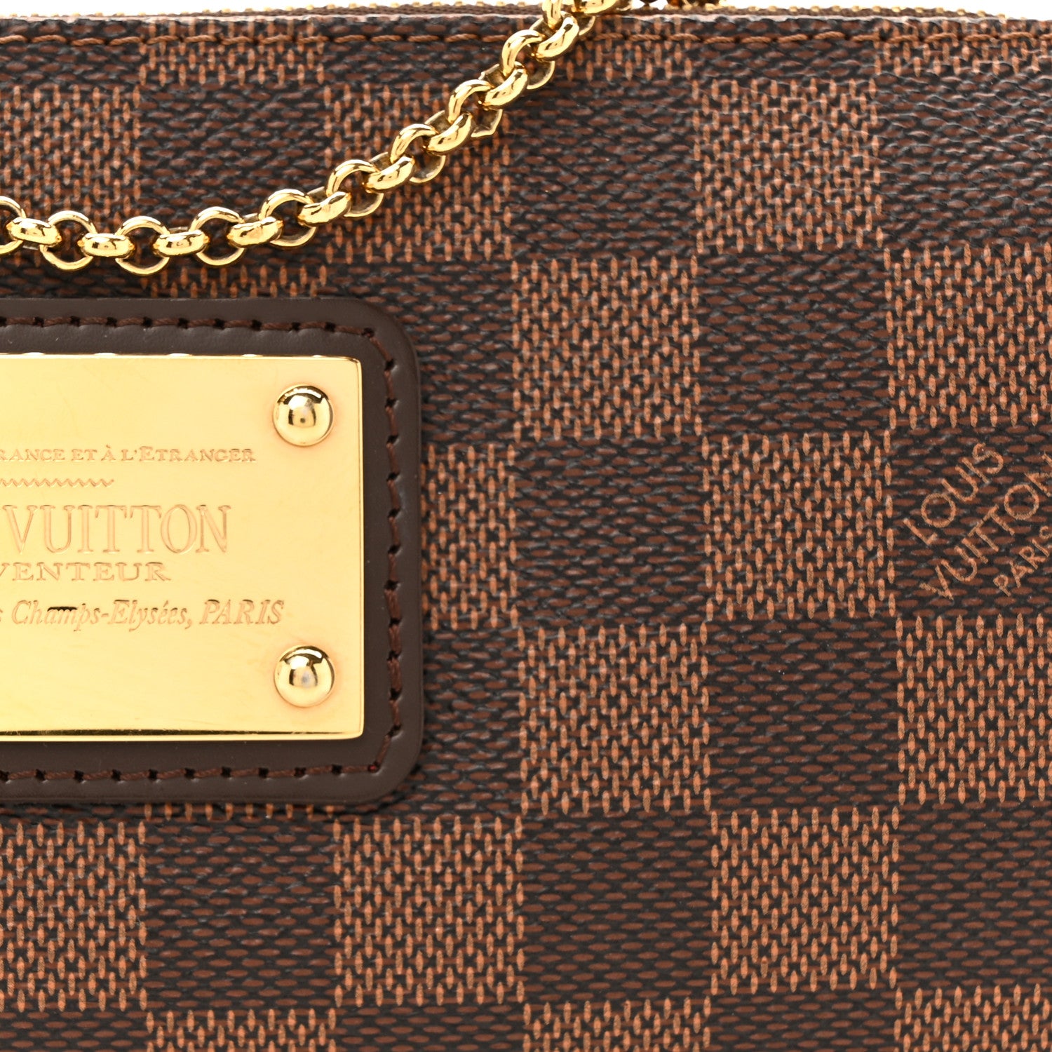 Louis Vuitton Damier Ebene Eva Clutch 8 of 12