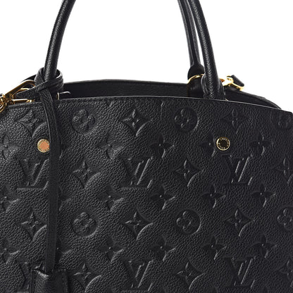Louis Vuitton Empreinte Montaigne MM Black 7 of 9