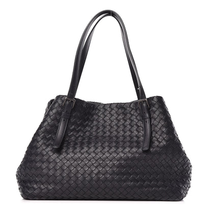 Bottega Veneta Nappa Intrecciato Medium Seamless Tote Black 1 of 10