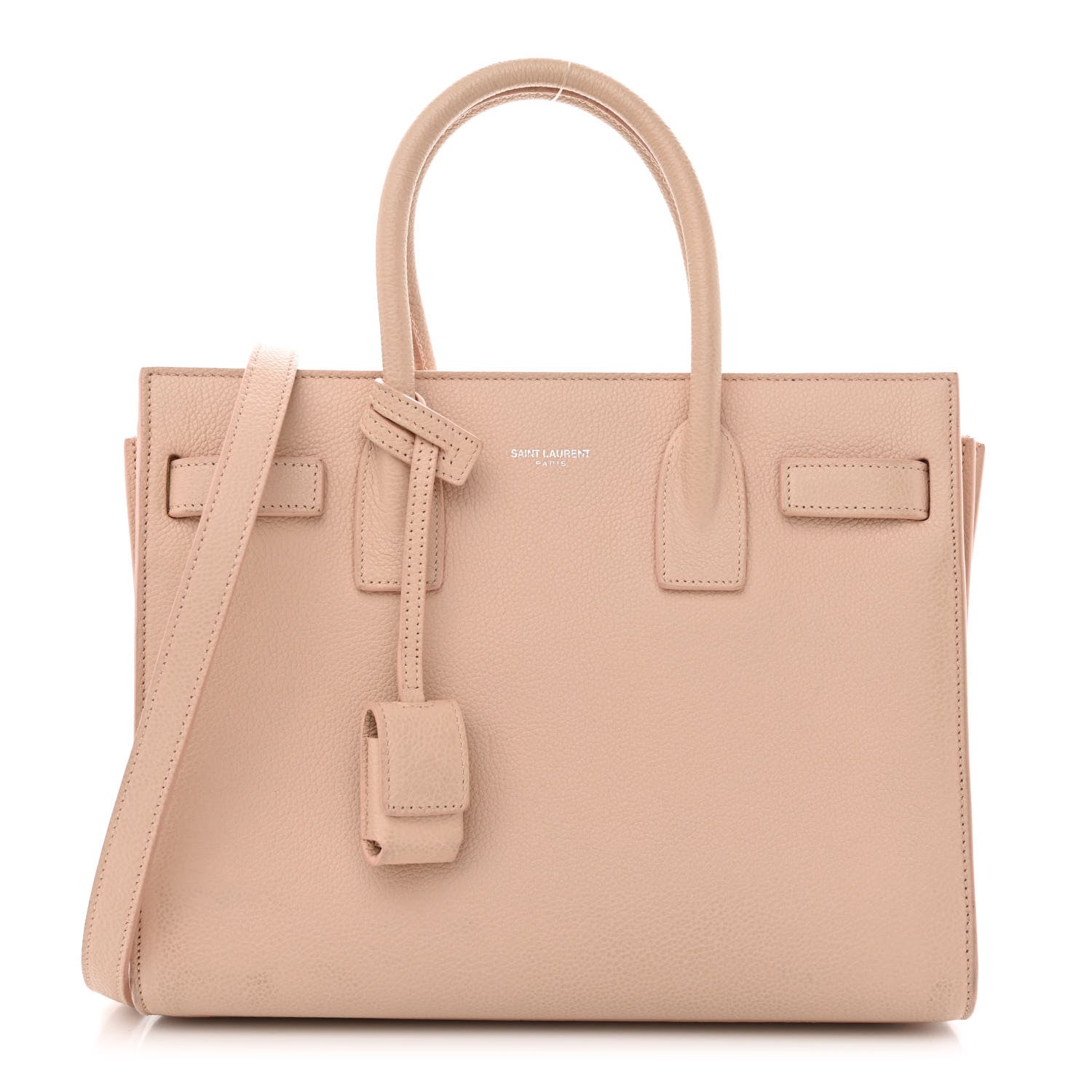 Saint Laurent Grained Calfskin Baby Sac De Jour Pale Pink 1 of 21