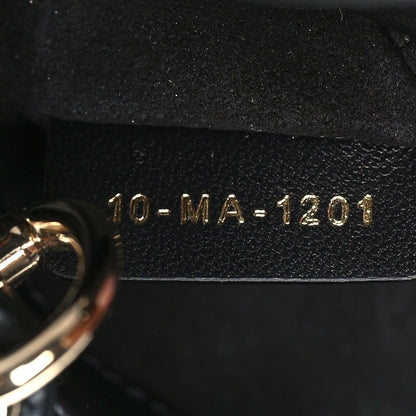 Christian Dior Lambskin Cannage Micro Lady Dior Black 7 of 11