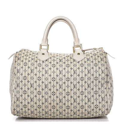 Louis Vuitton Mini Lin Croisette Speedy 30 Blue 1 of 13