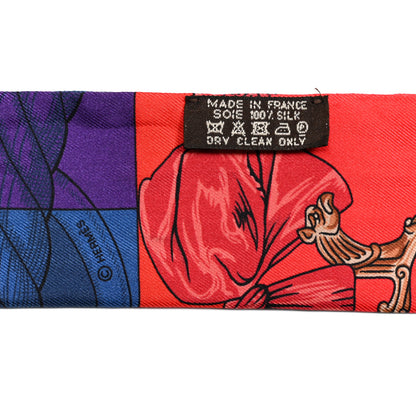 Hermes Silk Cavalleria D'Etriers Twilly 3 of 5