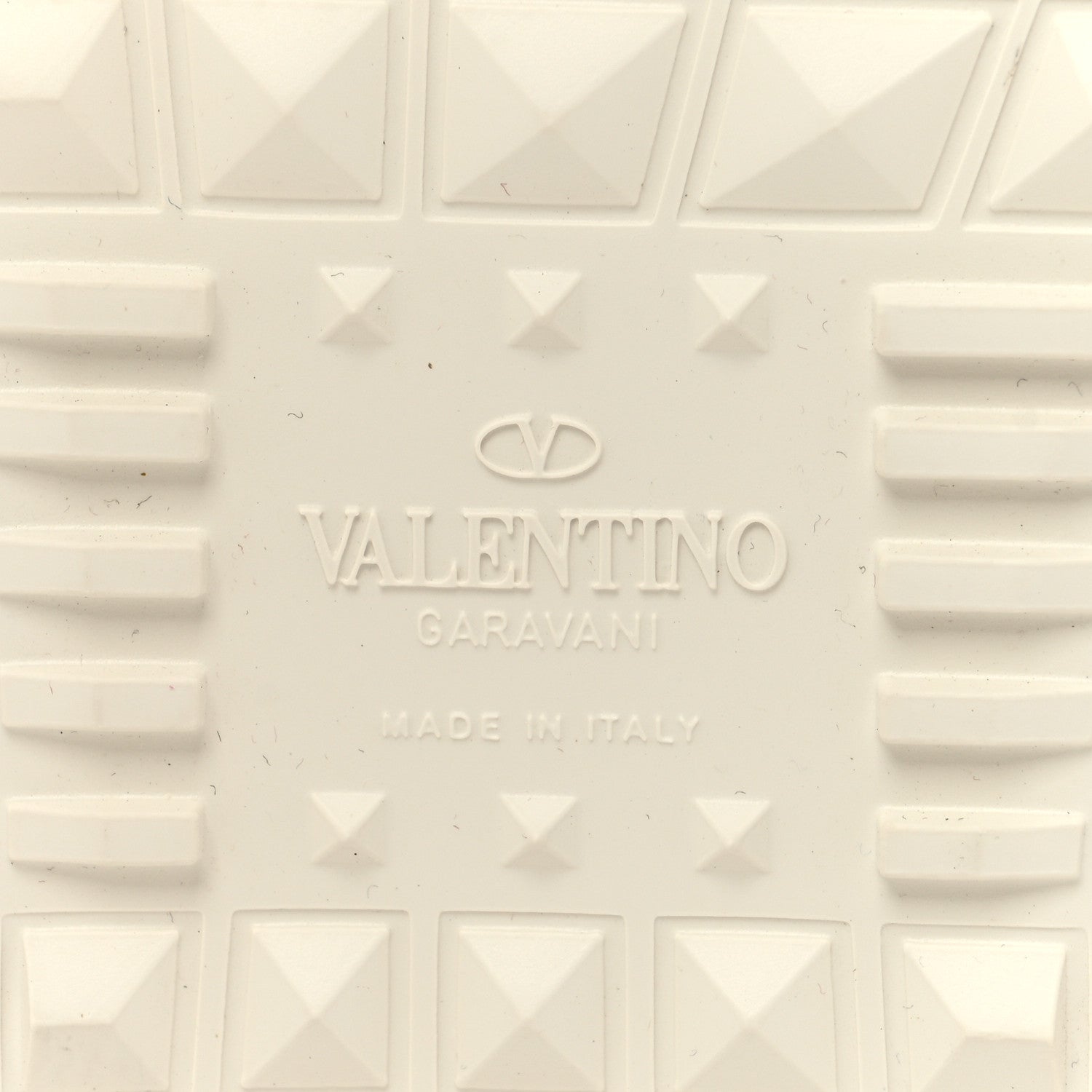 Valentino Garavani Calfskin Untitled Rockstud Slide Sneakers 38 White 8 of 9