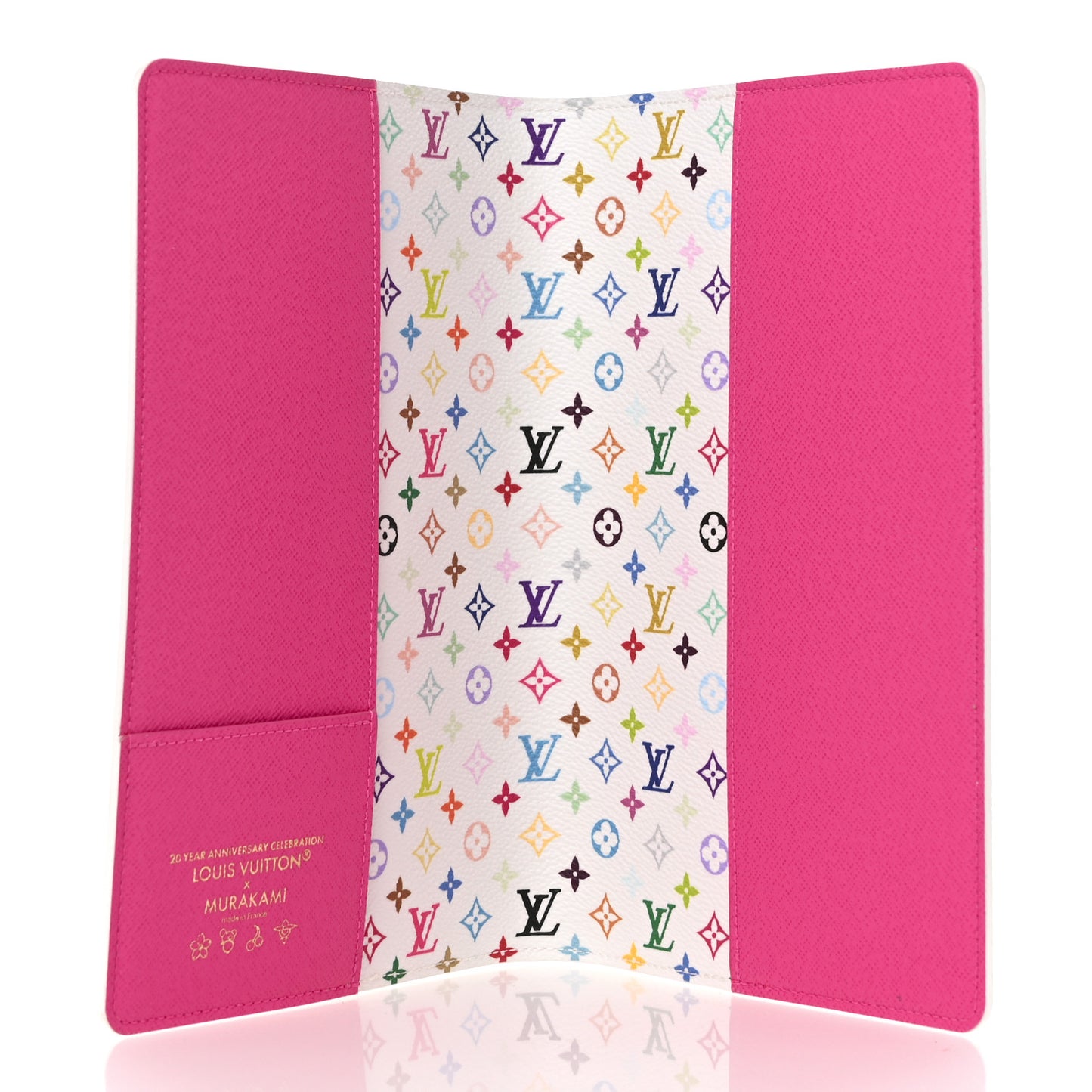 LV X TM Monogram Multicolor Emily Notebook Cover MM White