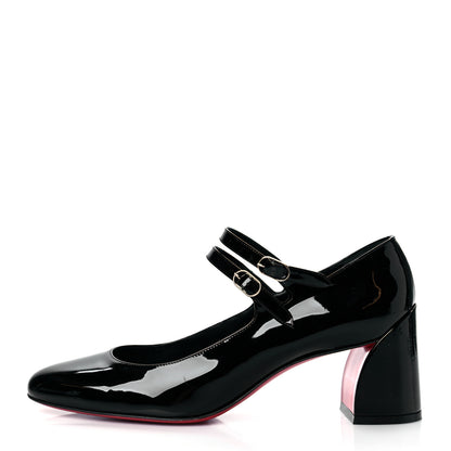 Christian Louboutin Patent Miss Jane Mary Janes 55 Pumps 40.5 Black 1 of 7