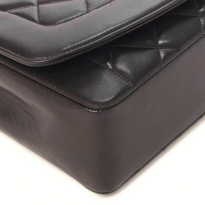 Chanel Lambskin Quilted Medium Single Flap Dark Brown 9 of 9