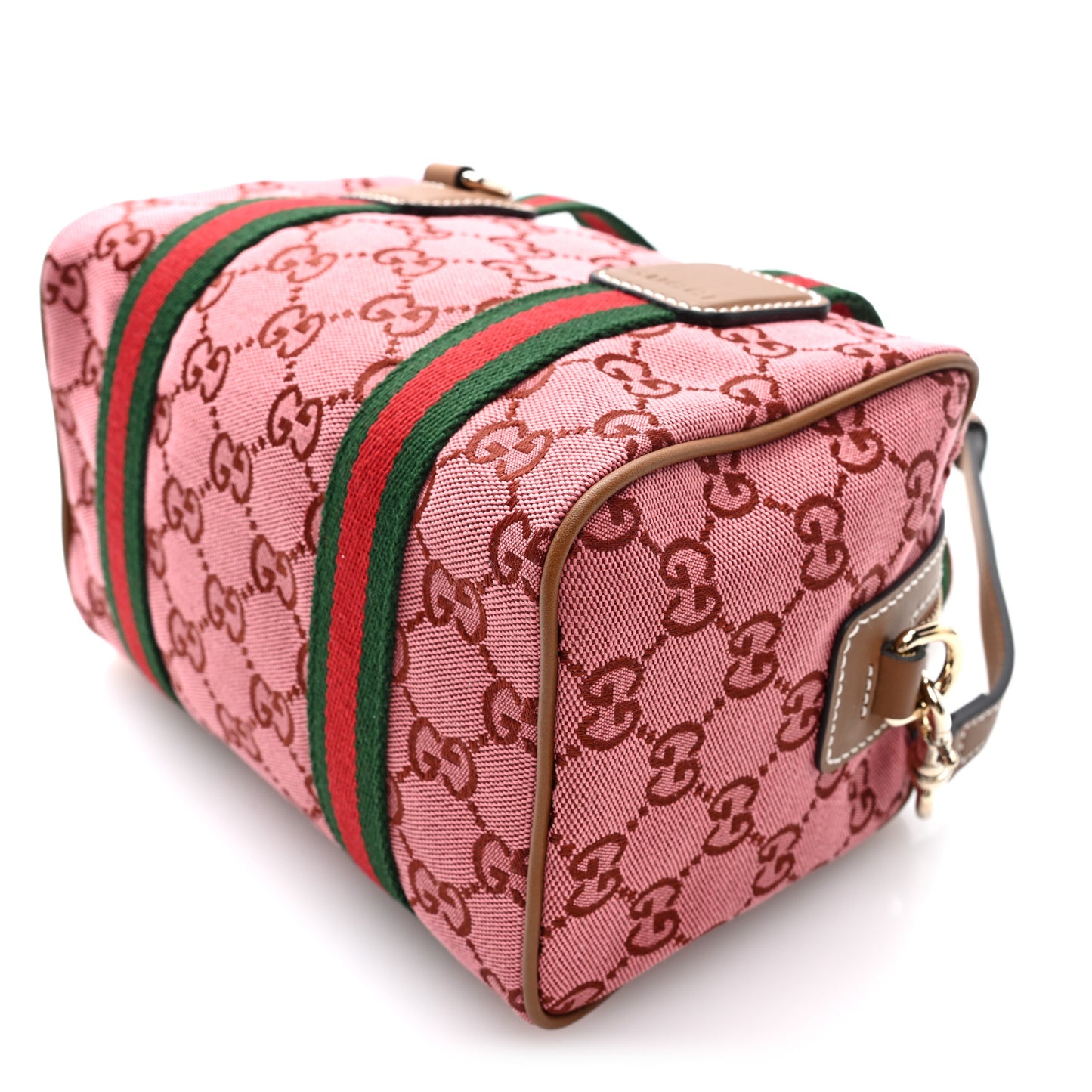 GG Supreme Web Mini GG Top Handle Bag Pink Beige