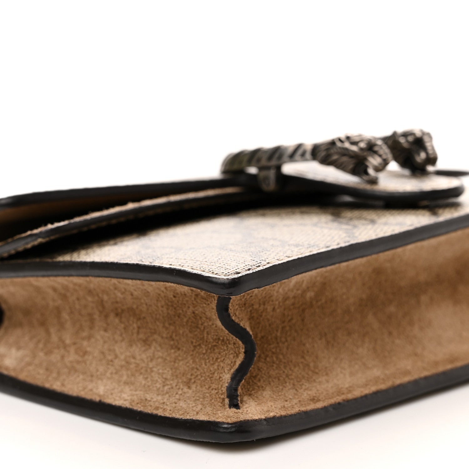Gucci GG Supreme Monogram Super Mini Dionysus Shoulder Bag Taupe 8 of 11