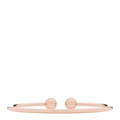 Tiffany 18K Rose Gold 8mm HardWear Ball Wire Bracelet 2 of 5
