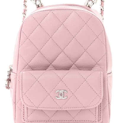 Chanel Caviar Quilted CC Mini Classic Backpack Light Pink 8 of 11