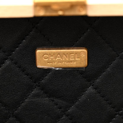 Chanel Beech Wood Lambskin Medium CC Vanity Case Black 6 of 12