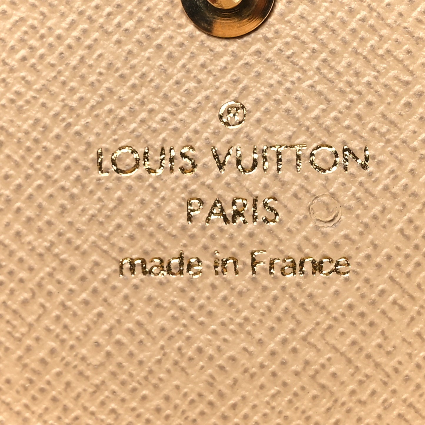 Monogram Dentelle Elise Wallet Gold