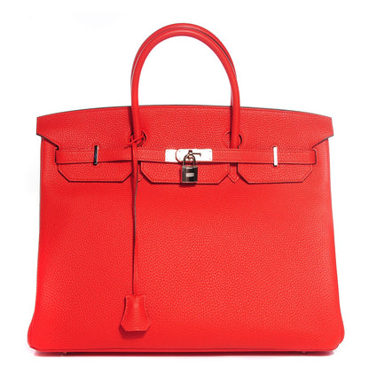 Hermes Togo Birkin 40 Capucine 1 of 29