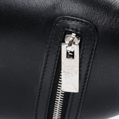 Alexander McQueen Nappa Skull Knuckle Oval Box Clutch Black 9 of 12