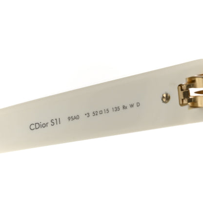 Christian Dior Acetate CDior S1I Square Sunglasses Ivory 7 of 9
