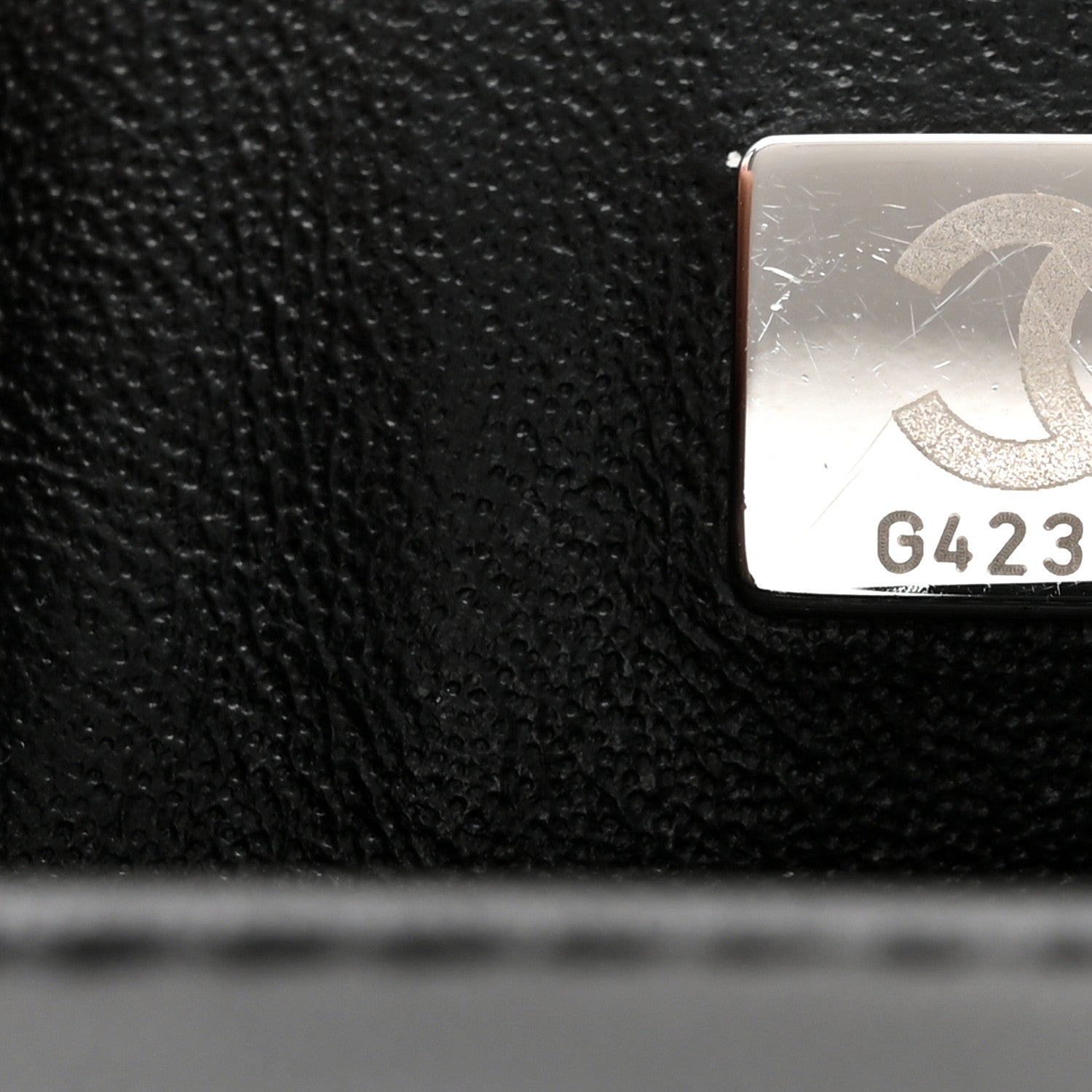 Chanel Lambskin Quilted Mini Rectangular Flap Black 7 of 10