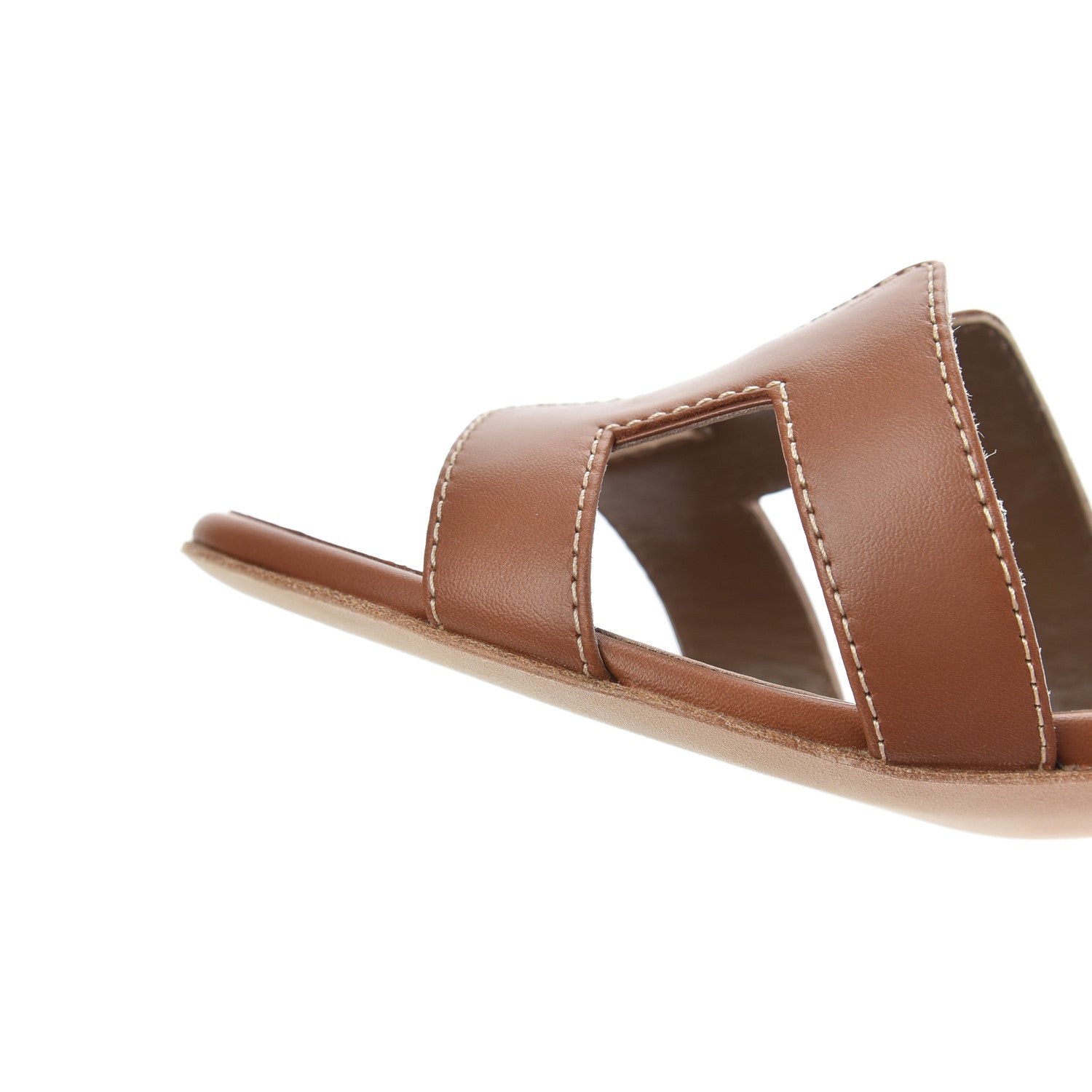 Hermes Calfskin Oasis Sandals 36 Gold 11 of 14