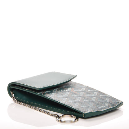 Goyard Goyardine Portier GM Key Pouch Green 4 of 6