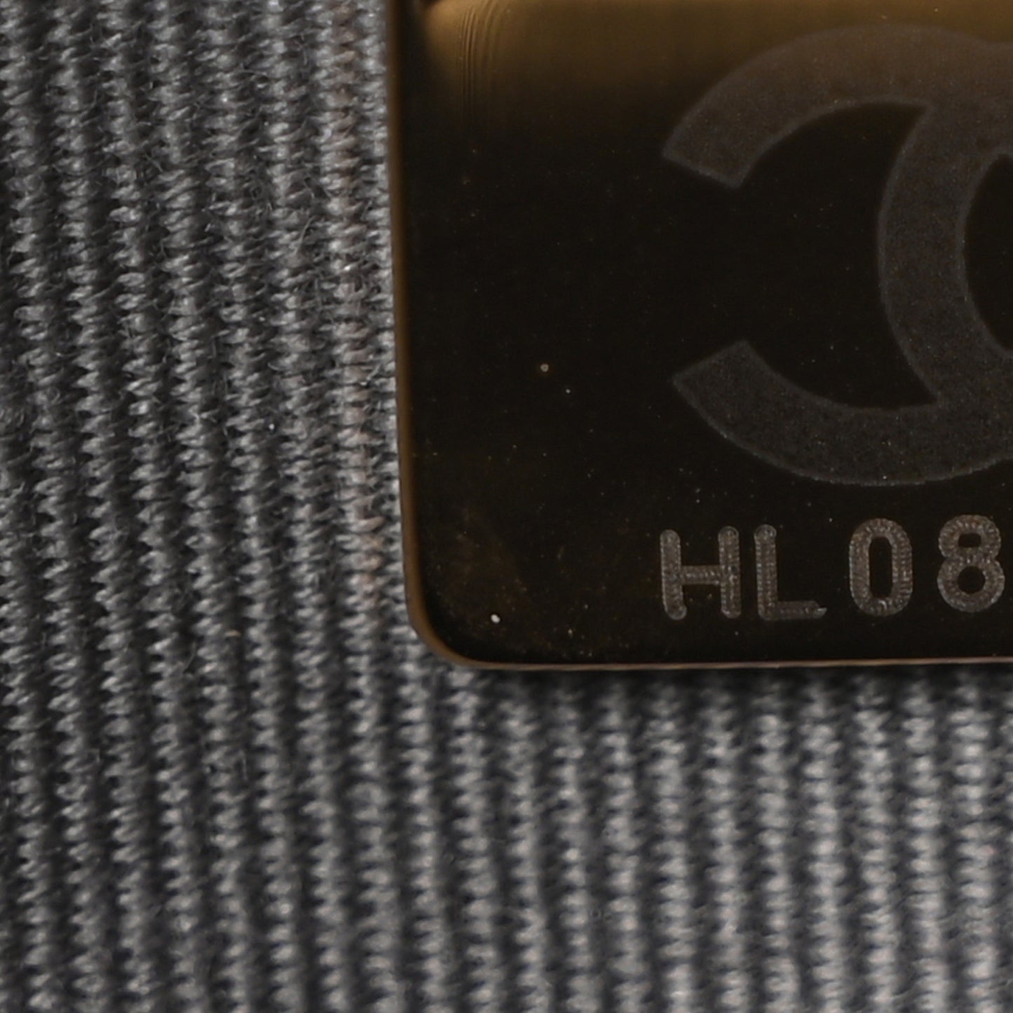 Lambskin Quilted Chanel 19 Wallet On Chain WOC Grey