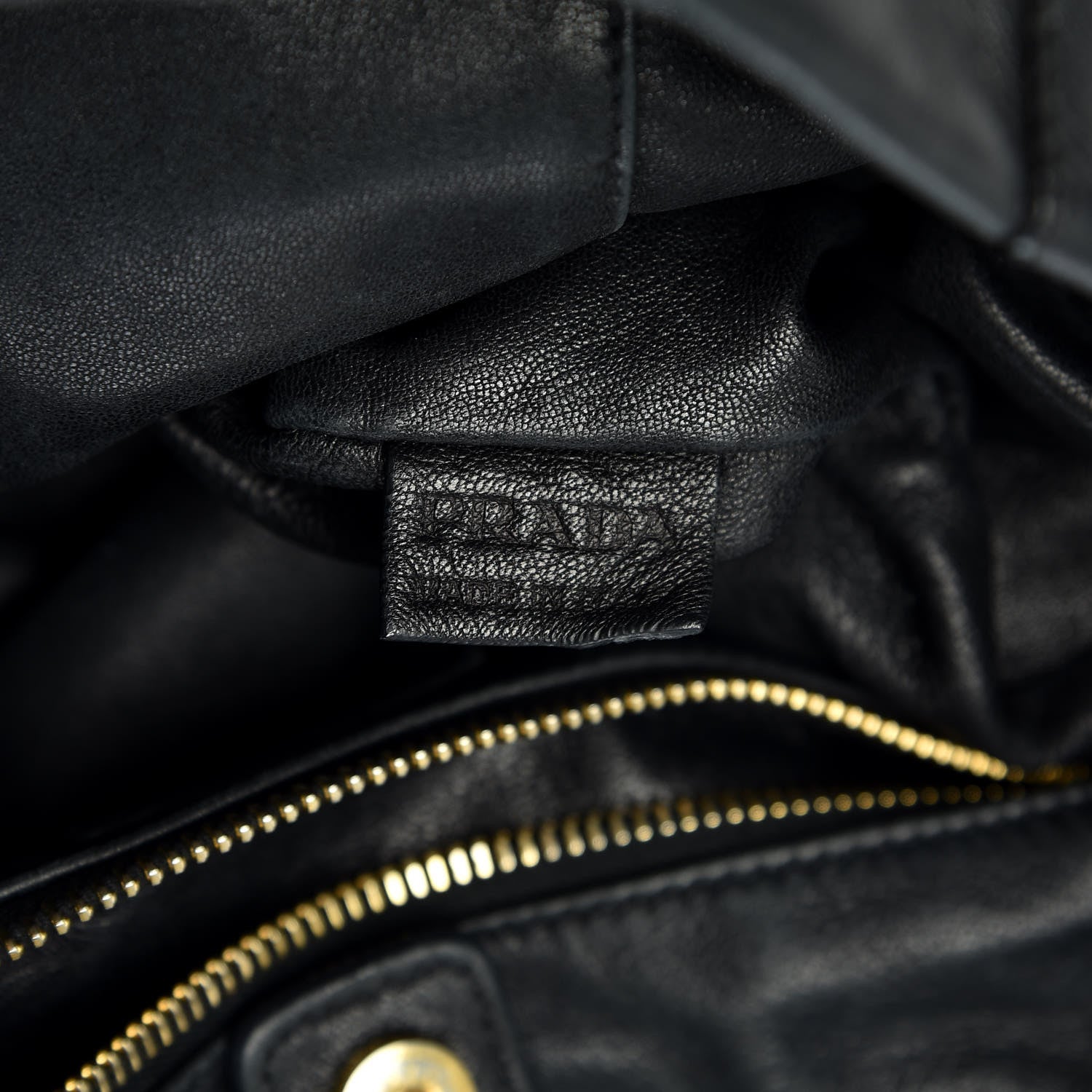 Prada Soft Calfskin Hobo Black 7 of 10