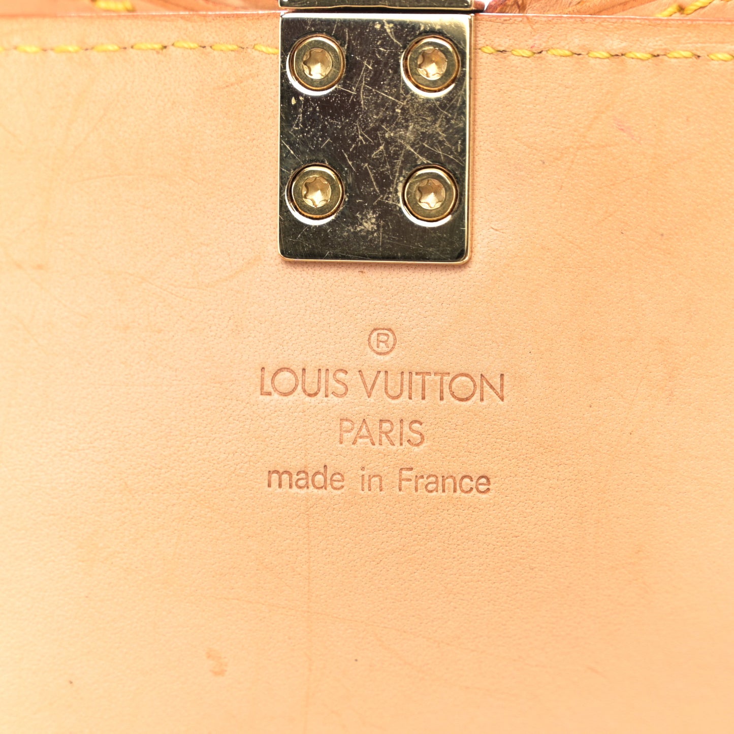 LOUIS VUITTON Monogram Cherry Blossom Papillon Red Creme
