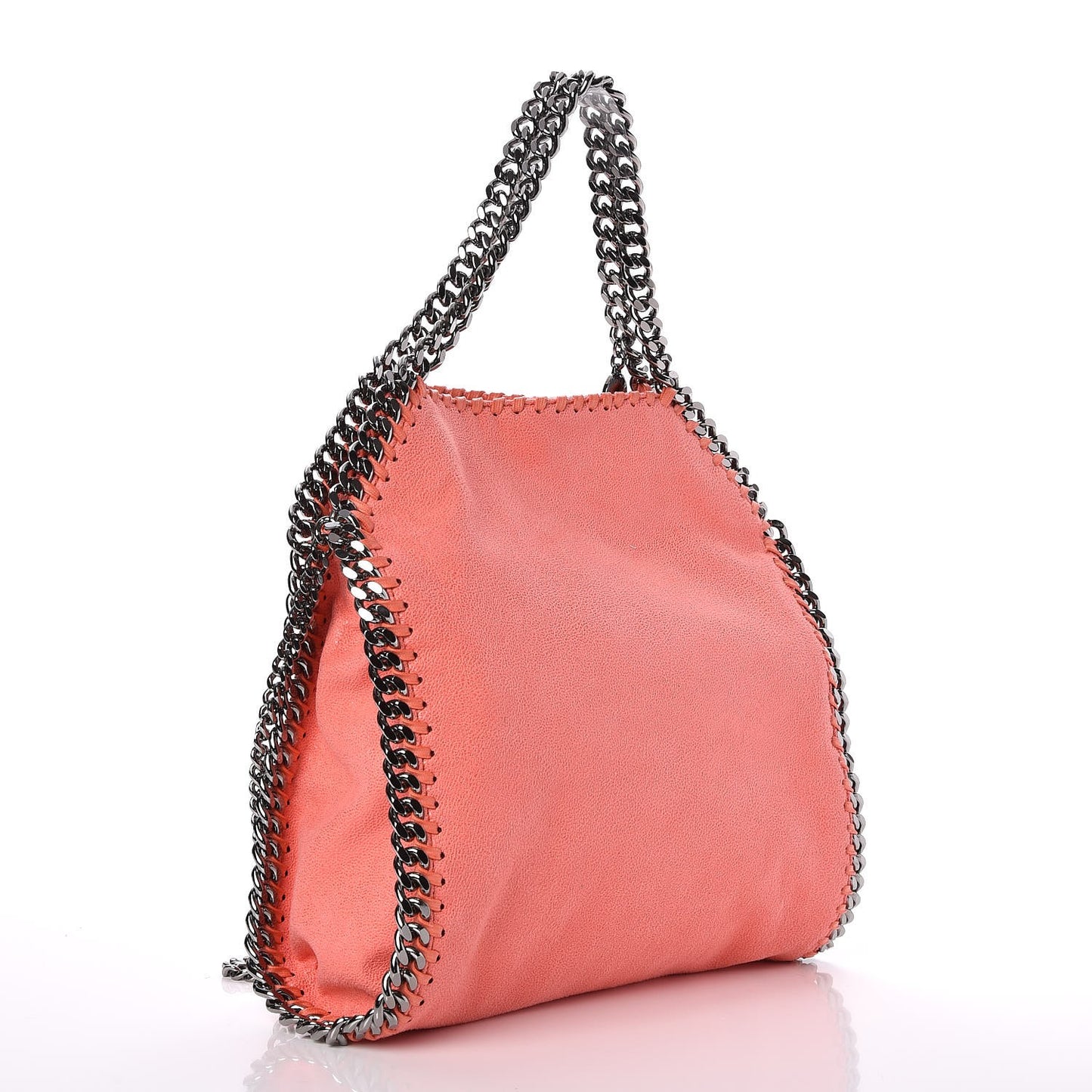 Shaggy Deer Mini Falabella Fold Over Tote Peony