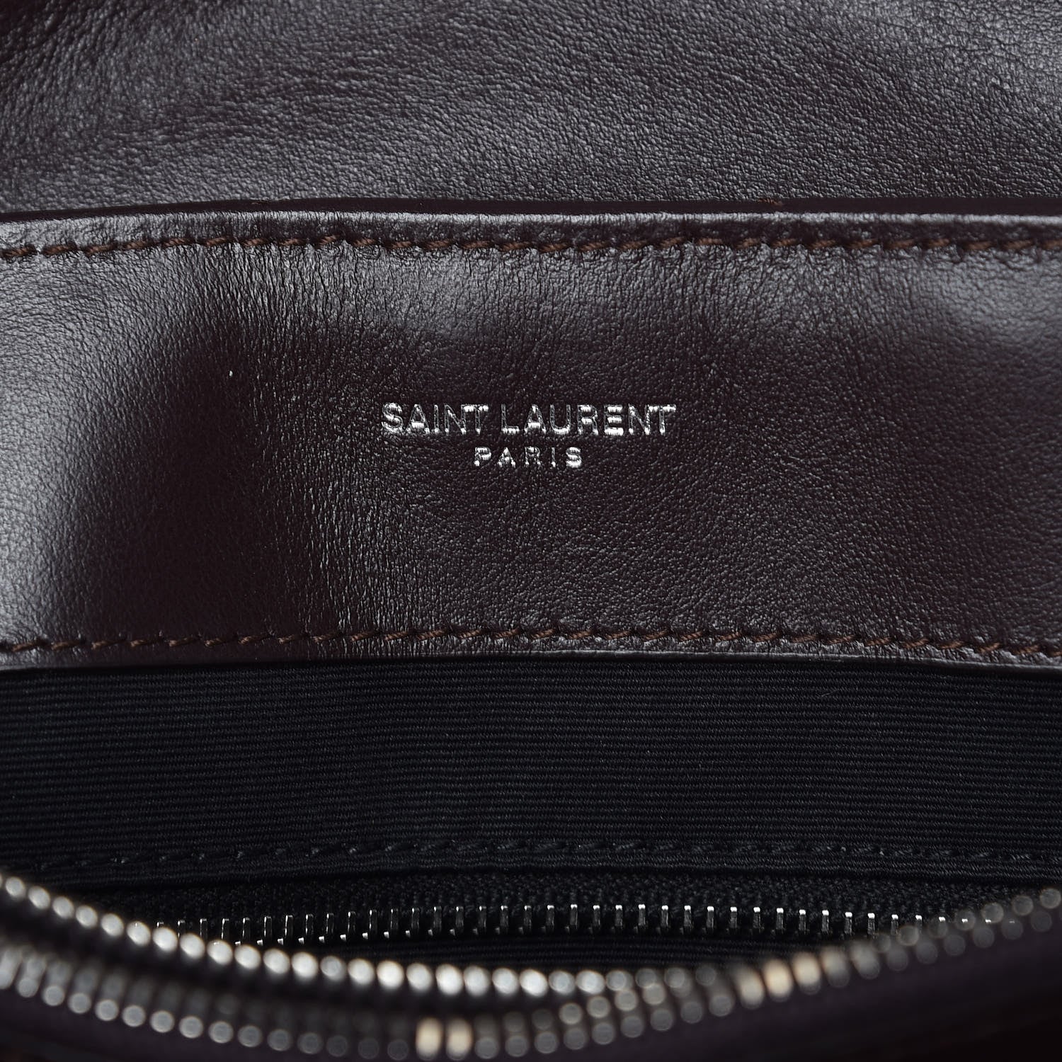 Saint Laurent Calfskin Y Quilted Monogram Medium Loulou Chain Satchel Amaranto 6 of 8