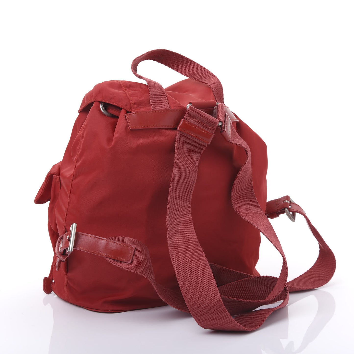 Nylon Vela Small Backpack Rosso