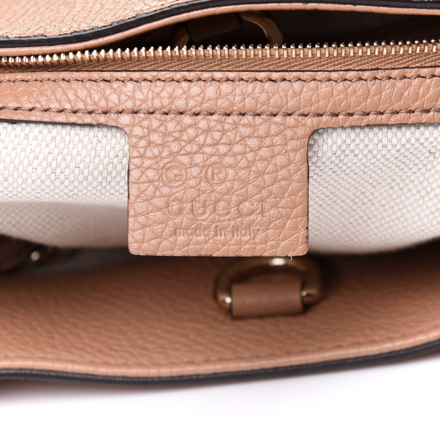 Pebbled Calfskin Medium Soho Chain Shoulder Bag Camelia